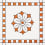 Piastrella Borgo Francesco De Maio Bianco Arancio Borgo_20x20