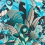 Fantasque Wallpaper Osborne and Little Turquoise/Teal/Bronze W6890-01