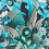 Papel pintado Fantasque Osborne and Little Turquoise/Teal/Bronze W6890-01