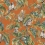Papier peint Lemuri JV Italian Living Orange 6503