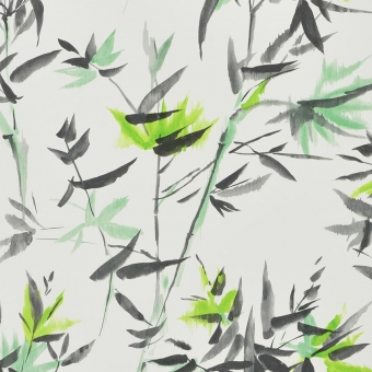 Bamboo DG Wallpaper Lime Designers Guild