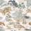 Tissu Matsu Lin Casamance Celadon Terre de Sienne 49660108