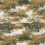 Tissu Abstraction Casamance Olive 48430368