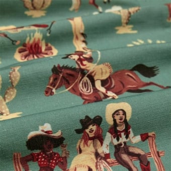 Cliftonville Cowgirls Fabric