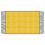 Tappeti piastrelle Ceramique Carpet bordo BL 1 Francesco De Maio Giallo CARPET-48.F01.02-G