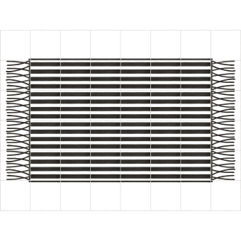 Alfombras baldosas Ceramique Carpet borde BL 1