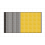 Alfombras baldosas Ceramique Carpet Bicolore 2 Francesco De Maio Giallo CARPET-75.B02.B03-G
