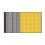 Tappeti piastrelle Ceramique Carpet Bicolore 2 Francesco De Maio Giallo CARPET-75.B02.B03-G