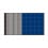 Tappeti piastrelle Ceramique Carpet Bicolore 2 Francesco De Maio Blu CARPET-75.B02.B03-B