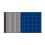 Tappeti piastrelle Ceramique Carpet Bicolore 2 Francesco De Maio Blu CARPET-75.B02.B03-B