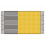 Carpet Ceramic Tiles Bicolore 1 Francesco De Maio Giallo CARPET-70.F01-G