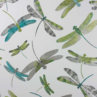 Papier peint Dragonfly Dance Jade/Kiwi Matthew Williamson