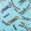 Dragonfly Dance Wallpaper Matthew Williamson Turquoise/Persian Blue W6650/03