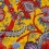Papier peint panoramique Chinese Paisley Mindthegap Blue. Red. Yellow WP20581