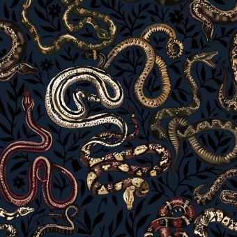 Snakes and Adders Panel Lie de vin House of Hackney