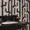 Carta da parati panoramica Pride House of Hackney Clay & Off-Black 1-WA-PRI-DI-BLS-XXX