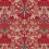 Hyacinth Panel House of Hackney Scarlet-Red 1-WA-HYA-DI-RED-XXX