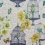 Papel pintado Orangery Matthew Williamson Pale Sage/Yellow/Kiwi W7141-03