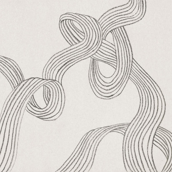 Papeles pintados panorámico Stripes Graphite