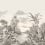 Carta da parati panoramica Les Antilles Le Grand Si&egrave;cle Monochrome les antilles-monochrome