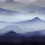Papier peint panoramique Mountain Blue JV Italian Living Silver 6771