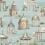 Follies Wallpaper Mulberry Aqua FG093.R104