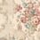 Carta da parati Floral Rococo Mulberry Red Green FG103.V117