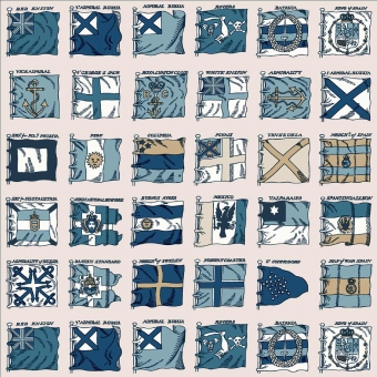 Papel pintado Naval Ensigns