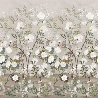 Tissu Fleur Orientale