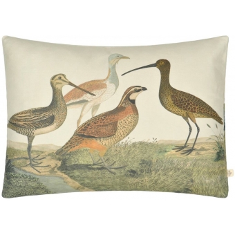 Birds of a Feather Parchment Cushion