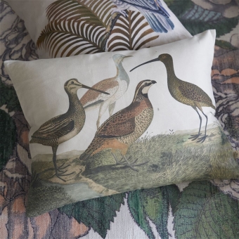 Birds of a Feather Parchment Cushion