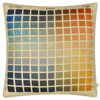 Paint Charts Azure Cushion Azure John Derian