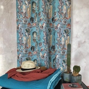 Cancun Fabric Bleu Lalie Design