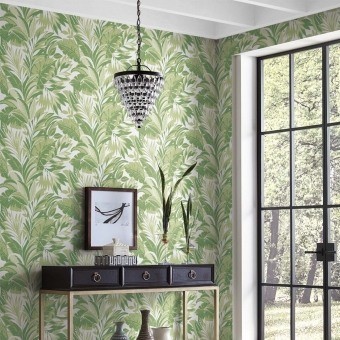 Tapete Palm Silhouette Green York Wallcoverings