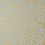 Allison Wallpaper Thibaut Aqua/Metallic Gold T35176