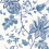 Donegal Wallpaper Thibaut Blue/White T13004