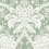 French Artichoke Damask Wallpaper York Wallcoverings Green DM4954