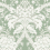 French Artichoke Damask Wallpaper York Wallcoverings Green DM4954