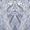 Panoramatapete Jaipur Paisley Damask York Wallcoverings Indigo White DM4912M