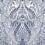 Papeles pintados panorámico Jaipur Paisley Damask York Wallcoverings Indigo White DM4912M