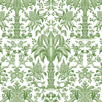 Carta da parati Palmetto Palm Damask