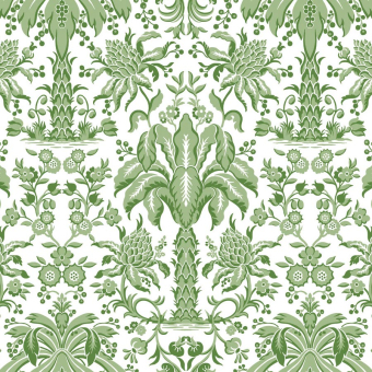 Carta da parati Palmetto Palm Damask