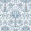 Palmetto Palm Damask Wallpaper York Wallcoverings Blue DM5012