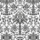 Tapete Palmetto Palm Damask York Wallcoverings Black DM5014