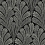 Carta da parati Shell Damask York Wallcoverings Black Glint BW3951