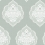 Carta da parati Signet Medallion Damask York Wallcoverings Eucalyptus DM4982