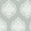 Signet Medallion Damask Wallpaper York Wallcoverings Eucalyptus DM4982