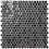 Mosaik Hexagon Boxer Black Pol. Matt 0309/EX04