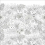 Papier peint panoramique Ombelles Isidore Leroy Gris 6246303-150 x 330 cm-echelle 1