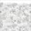 Papier peint panoramique Ombelles Isidore Leroy Gris 6246303